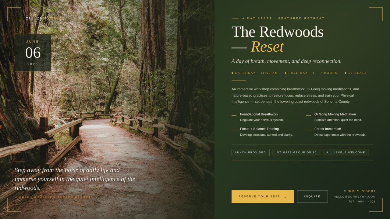 Redwoods Reset